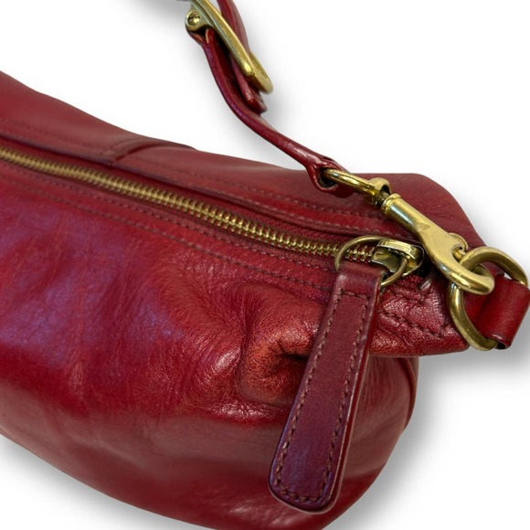 SOLD NOT FOR SALEVintage COACH | Legacy Red Leather Demi Shoulder Bag | 9596 EUC - Picture 4 of 15